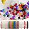 2450pcs Glass Beads for Jewelry Making Kit -24 Colors 4mm/6mm/8mm Crystal Beads Bracelet Jewelry Making Kit DIY Crafts, 3 Box Round Beads Suitable Kit for Beginners Adults Christmas Holiday Gifts